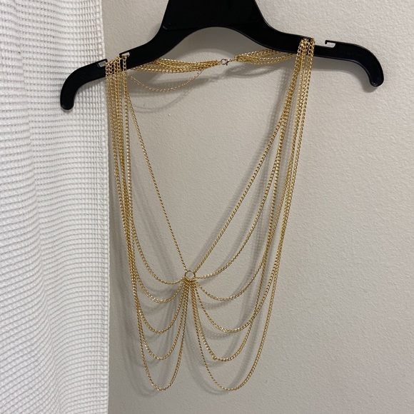 Women’s SHEIN gold hip chain. One size. Fits approx. small/medium. - Picture 7 of 11